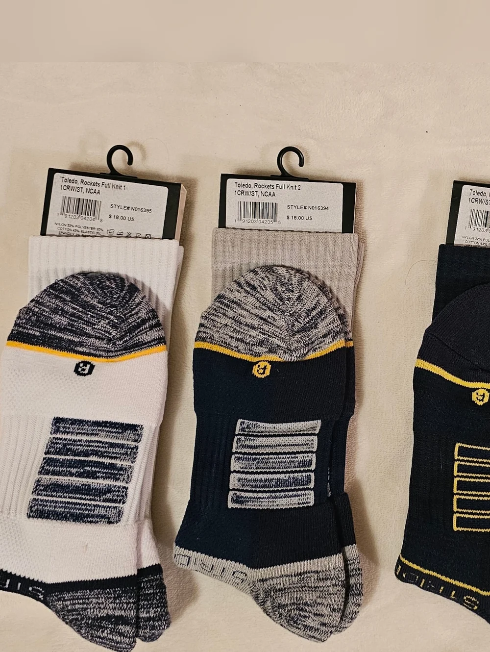 Toledo Rockets  Socks - Picture 2 of 2